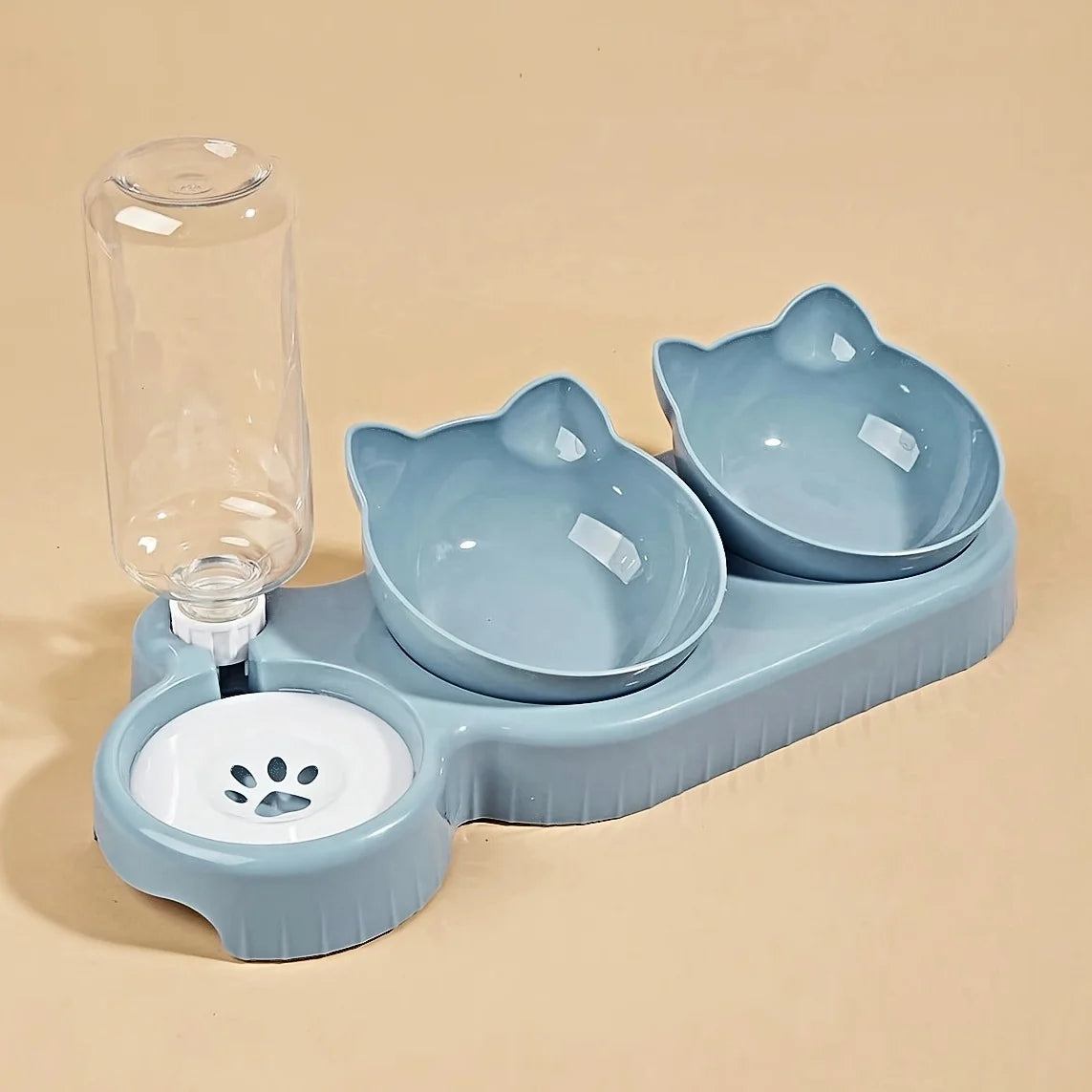 Cat Bowl With Water Feeder