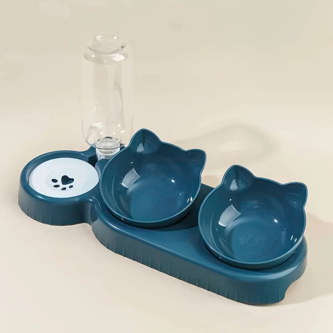Cat Bowl With Water Feeder