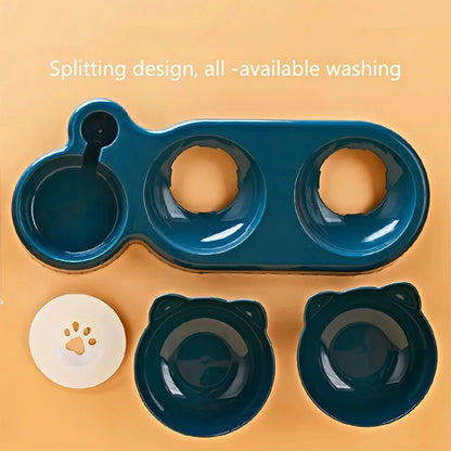 Cat Bowl With Water Feeder